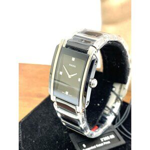 Rado Women's Watch R20613712 Integral Swiss Quartz Diamond Ceramic Tank 23mm